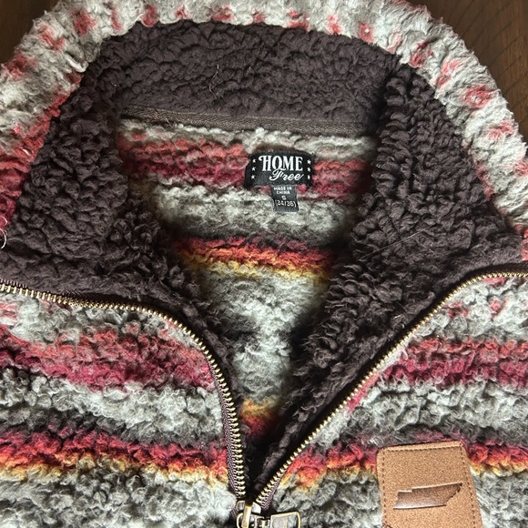 Men’s Western Print Fleece ¾ Zip Sweater - Picture 5 of 5